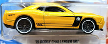 Load image into Gallery viewer, Hot Wheels 2018 '15 Dodge Challenger SRT Yellow #143 Muscle Mania 4/10 New