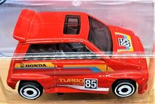 Load image into Gallery viewer, Hot Wheels 2020 '85 Honda City Turbo II Red #11 HW Race Day 5/10 New Long Card