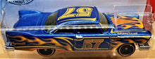 Load image into Gallery viewer, Hot Wheels 2020 '57 Plymouth Fury Blue #168 HW Flames 2/10 New Long Card