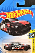 Load image into Gallery viewer, Hot Wheels 2018 2015 Ford Mustang GT Black #80 HW Speed Graphics 4/10 New