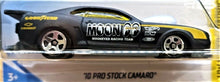 Load image into Gallery viewer, Hot Wheels 2018 '10 Pro Stock Camaro Black #202 HW Speed Graphics 5/10 New Long