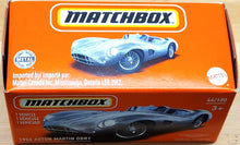 Load image into Gallery viewer, Matchbox 2021 1956 Aston Martin DBR1 Silver MBX Showroom #44/100 New Sealed Box