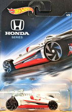 Load image into Gallery viewer, Hot Wheels 2018 Honda Racer White Honda 70th Anniversary 6/8 New Long Card