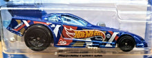 Load image into Gallery viewer, Hot Wheels 2019 Mustang Funny Car Dark Blue #212 HW Race Team 4/10 New Long Card