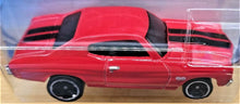 Load image into Gallery viewer, Hot Wheels 2020 '70 Chevelle SS Red #236 HW Screen Time 6/10 New Long Card