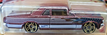 Load image into Gallery viewer, Hot Wheels 2020 '64 Pontiac GTO Red Stars & Stripes 3/10 New Long Card
