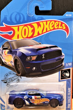 Load image into Gallery viewer, Hot Wheels 2019 &#39;10 Ford Shelby GT500 Super Snake Dark Blue #192 HW Race Team New Long Card
