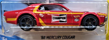 Load image into Gallery viewer, Hot Wheels 2018 &#39;68 Mercury Cougar Red #103 HW Speed Graphics 8/10 New
