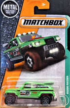 Load image into Gallery viewer, Matchbox 2017 Ridge Raider Green #103 MBX Explorers New Long Card
