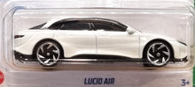 Load image into Gallery viewer, Hot Wheels 2022 Lucid Air White #147 HW Green Speed 4/5 New Long Card
