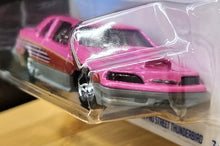 Load image into Gallery viewer, Hot Wheels 2022 Matt &amp; Debbie Hays 1988 Pro Street Thunderbird Pink #246 HW Drag Strip New
