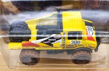 Load image into Gallery viewer, Hot Wheels 2022 Mercedes Benz Unimog 1300 Yellow Mud Runners 1/5 New Long Card
