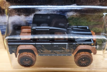 Load image into Gallery viewer, Hot Wheels 2022 &#39;15 Land Rover Defender Double Cab Black Mud Runners 5/5 New
