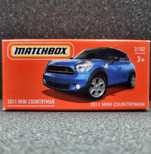 Load image into Gallery viewer, Matchbox 2022 2011 Mini Countryman Blue #2 MBX Highway New Sealed Box
