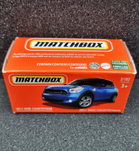 Load image into Gallery viewer, Matchbox 2022 2011 Mini Countryman Blue #2 MBX Highway New Sealed Box
