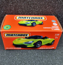 Load image into Gallery viewer, Matchbox 2022 McLaren 720S Spider Lime MBX Showroom #3 New Sealed Box
