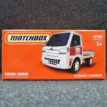 Load image into Gallery viewer, Matchbox 2022 Subaru Sambar White MBX Highway #43/100 New Sealed Box
