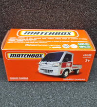 Load image into Gallery viewer, Matchbox 2022 Subaru Sambar White MBX Highway #43/100 New Sealed Box
