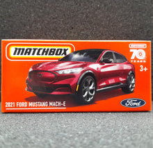 Load image into Gallery viewer, Matchbox 2022 2021 Ford Mustang Mach-E Red #65 MBX Highway New Sealed Box
