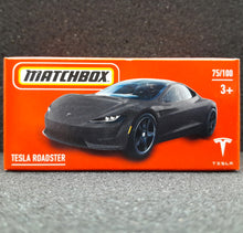 Load image into Gallery viewer, Matchbox 2022 Tesla Roadster Grey #75 MBX Showroom New Sealed Box
