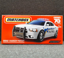 Load image into Gallery viewer, Matchbox 2022 Dodge Charger Pursuit White MBX Highway #86/100 New Sealed Box
