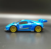 Load image into Gallery viewer, Hot Wheels 2020 Lamborghini Huracan Super Trofeo Blue Lamborghini 5 Pack Loose
