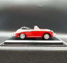 Load image into Gallery viewer, Amercom Collection Porsche 356B Cabrio 1959 Die Cast Car Red 1:43
