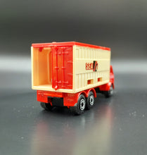 Load image into Gallery viewer, Matchbox 1978 Mercedes Container Truck Red Superfast 1-75
