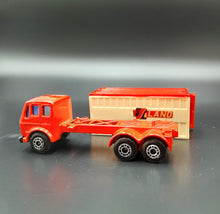 Load image into Gallery viewer, Matchbox 1978 Mercedes Container Truck Red Superfast 1-75
