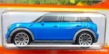 Load image into Gallery viewer, MATCHBOX DIE CAST CAR - 2022 2011 Mini Countryman Blue #2 MBX Highway New Long Card
