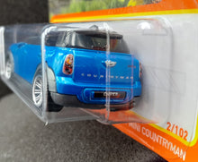 Load image into Gallery viewer, MATCHBOX DIE CAST CAR - 2022 2011 Mini Countryman Blue #2 MBX Highway New Long Card
