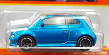 Load image into Gallery viewer, Matchbox 2022 2019 Fiat 500 Turbo Blue MBX Metro #11/100 New Long Card
