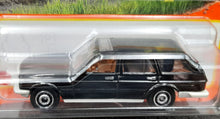 Load image into Gallery viewer, Matchbox 2022 Mercedes-Benz W123 Wagon Black #22 MBX Highway New Long Card
