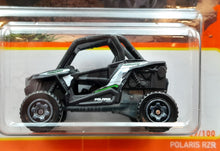 Load image into Gallery viewer, Matchbox 2022 Polaris RZR Black #39/100 MBX Off-Road New Long Card
