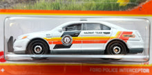 Load image into Gallery viewer, Matchbox 2022 Ford Police Interceptor White MBX Highway #42/100 New Long Card
