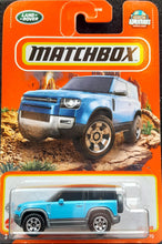 Load image into Gallery viewer, Matchbox 2022 2020 Land Rover Defender 90 Blue #69 MBX Off-Road New Long Card

