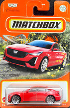 Load image into Gallery viewer, Matchbox 2022 2021 Cadillac CTS-V Red #72 MBX Highway New Long Card
