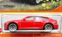 Load image into Gallery viewer, Matchbox 2022 2021 Cadillac CTS-V Red #72 MBX Highway New Long Card
