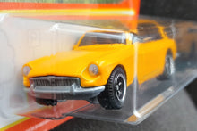 Load image into Gallery viewer, Matchbox 2022 1971 MGB GT Coupe Yellow #73 MBX Highway New Long Card
