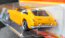 Load image into Gallery viewer, Matchbox 2022 1971 MGB GT Coupe Yellow #73 MBX Highway New Long Card
