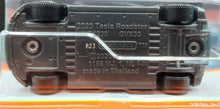 Load image into Gallery viewer, Matchbox 2022 Tesla Roadster Grey #75 MBX Showroom New Long Card
