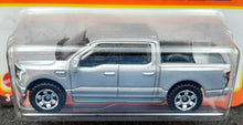 Load image into Gallery viewer, Matchbox 2022 Ford F-150 Lightning Silver #84 MBX Off-Road New Long Card
