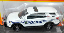 Load image into Gallery viewer, Matchbox 2022 2016 Ford Interceptor Utility White MBX Metro #92/100 New Long Card
