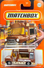 Load image into Gallery viewer, Matchbox 2022 Ice Cream Van Brown #94/100 MBX Metro New Long Card
