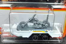 Load image into Gallery viewer, Matchbox 2022 MBX Cycle Trailer White #98 MBX Off-Road New Long Card
