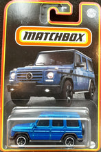 Load image into Gallery viewer, Matchbox 2022 2015 Mercedes-Benz G 550 Dark Blue Matchbox Special New Long Card
