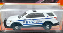 Load image into Gallery viewer, Matchbox 2022 2016 Ford Interceptor Utility White MBX Metro #95/100 New Long Card
