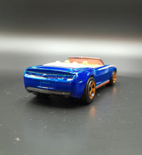 Load image into Gallery viewer, Hot Wheels 2018 Camaro Convertible Concept Blue 50th Anniversary Throwback 9/10
