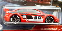 Load image into Gallery viewer, Hot Wheels 2021 &#39;08 Ford Focus Red Cult Racers 1/5 New Long Card
