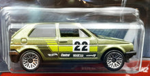 Load image into Gallery viewer, Hot Wheels 2021 Volkswagen Golf MK2 Olive Green Cult Racers 3/5 New Long Card
